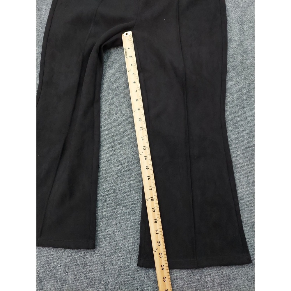 Liverpool Pants Women XL Petite Black Pearl Flare Soft Pull On Stretch High Rise - Picture 8 of 13